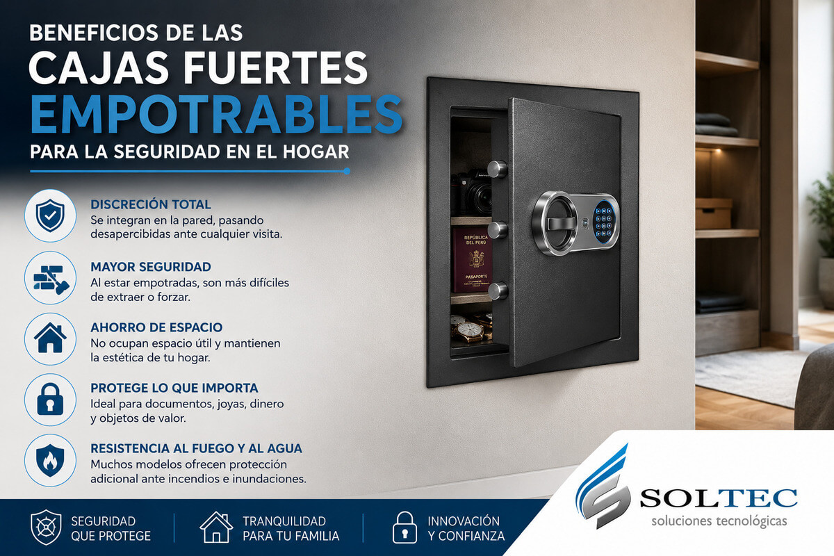 Beneficios de las cajas fuertes empotrables para la seguridad