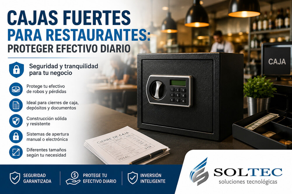 Cajas fuertes para restaurantes