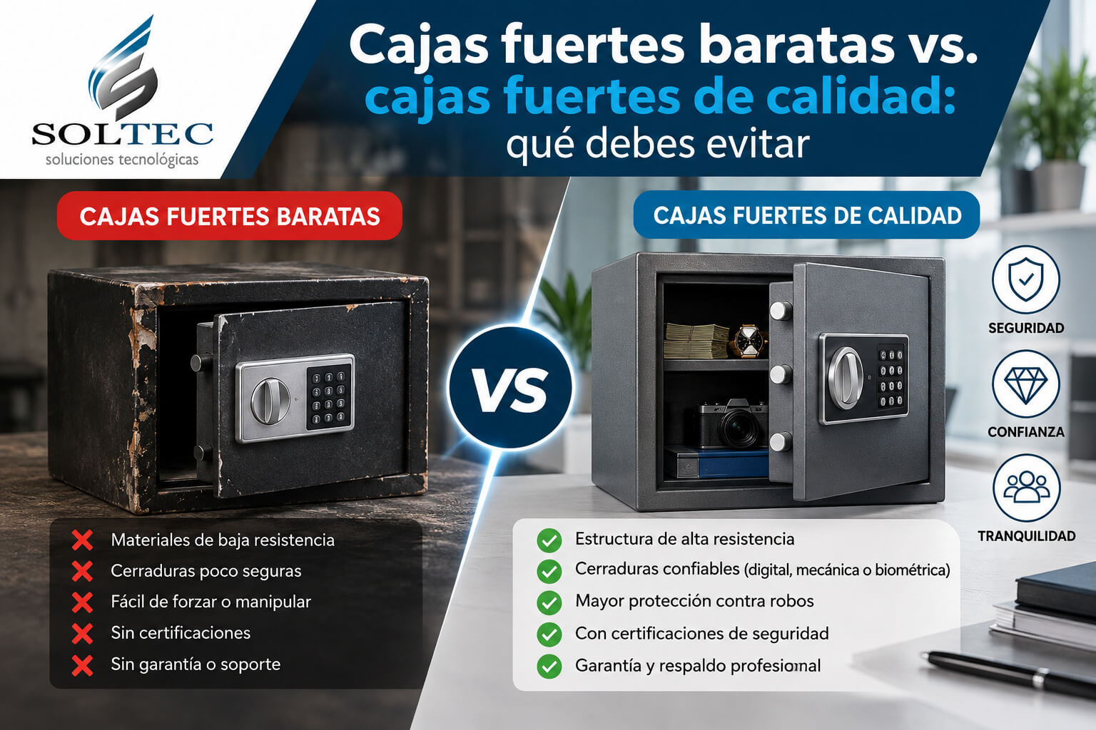 Caja fuerte barata o de calidad