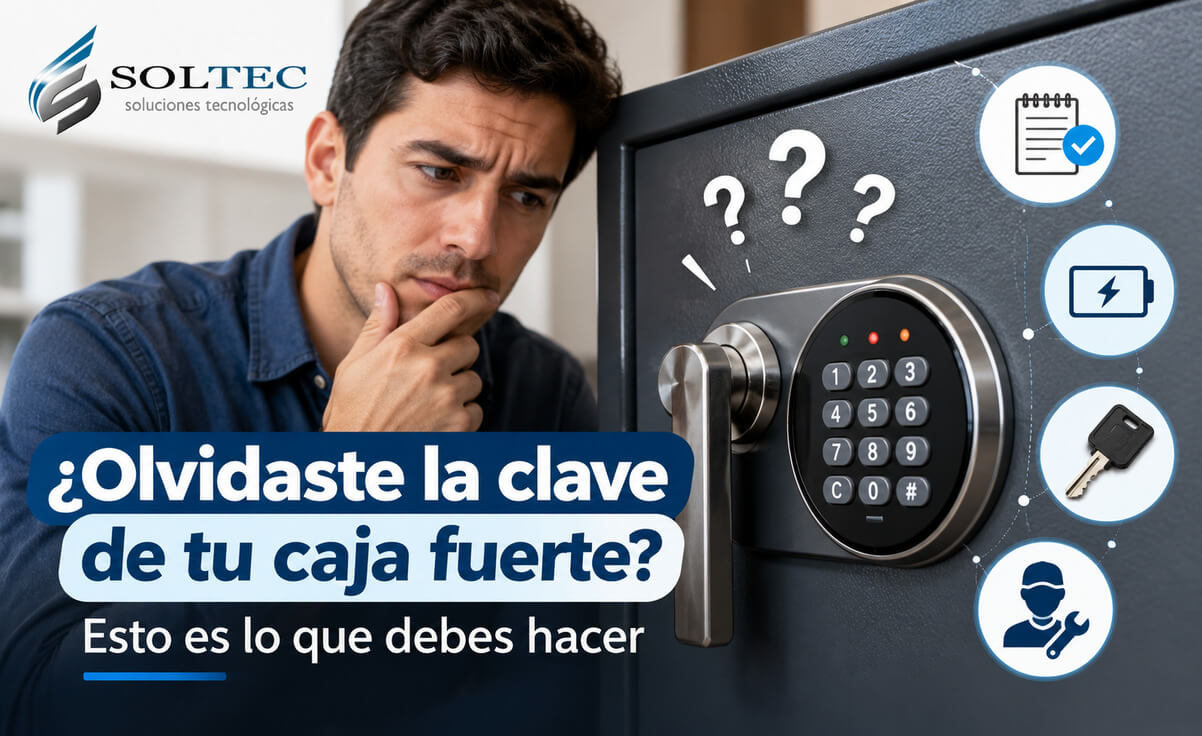 ¿Olvidaste la clave de tu caja fuerte?