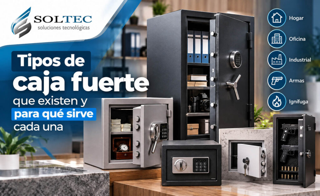 Tipos de caja fuerte que existen y para qué sirve cada una